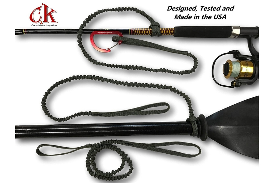 Campingandkayaking MADE IN THE USA SALE! Paddle Leash with a 2 Rod Leash Set